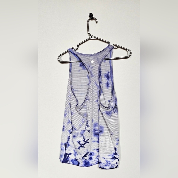Lululemon Swiftly Tech Tank 2.0 *Wash Shibori Stripe Midnight Orchid Size 12 - Picture 4 of 6